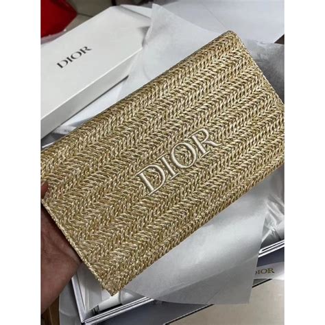 dior straw clutch free gift|dior handbags sale.